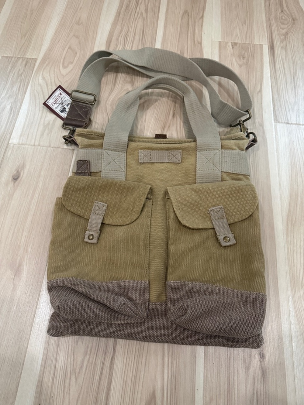 A. Kurtz Canvas Shoulder Bag
